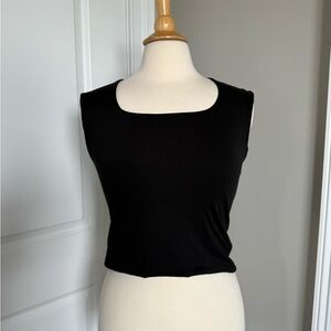 Black Sleeveless Top